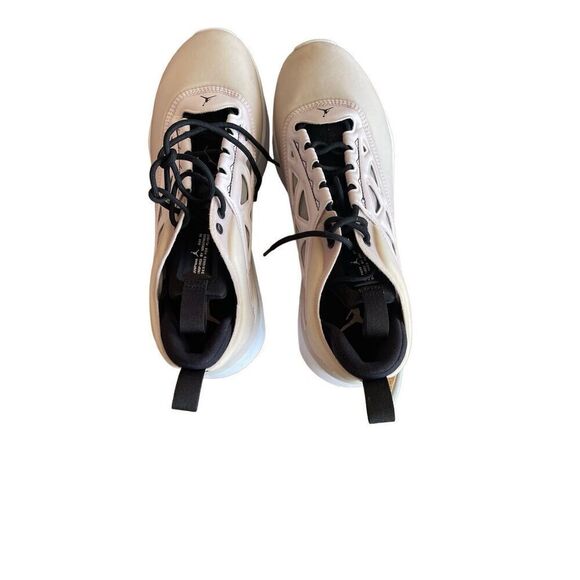 Jordan Womens Cream AV5186-602 Air Lace Up Running Athletic Shoes Size 9 - Picture 6 of 9